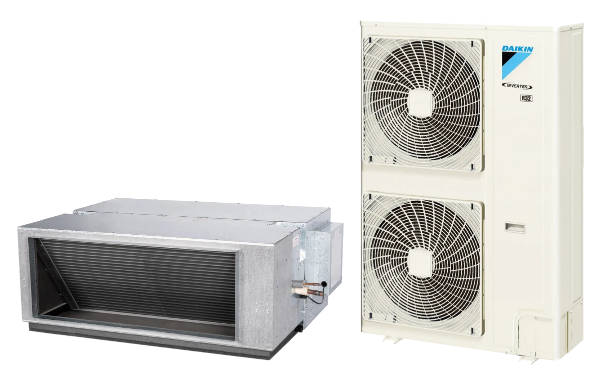 Daikin Premium Inverter ducted system, indoor and outdoor unit